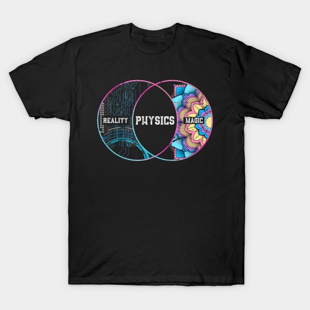 Physicists Reality Magic Physics T-Shirt by shirtsyoulike